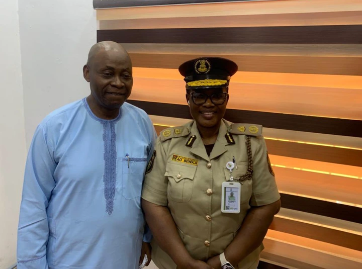 Pictures of Davido's Father, Deji Adeleke At NIS Office For Passport Capturing — See Reactions
